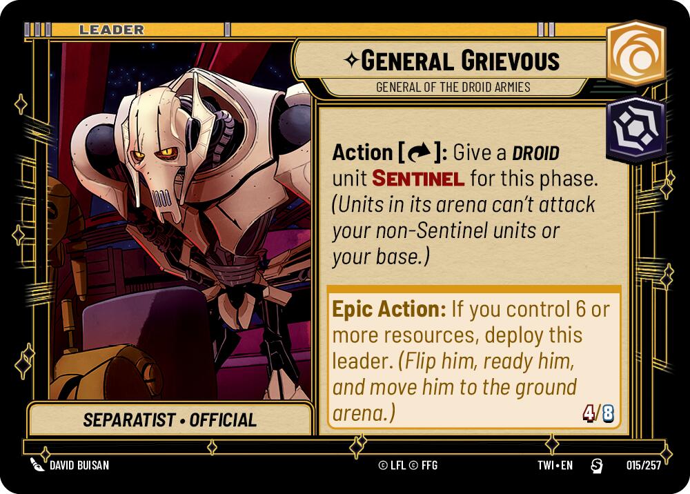 General Grievous - General of the Droid Armies (015/257) (015/257) [Twilight of the Republic] | Odin's Place