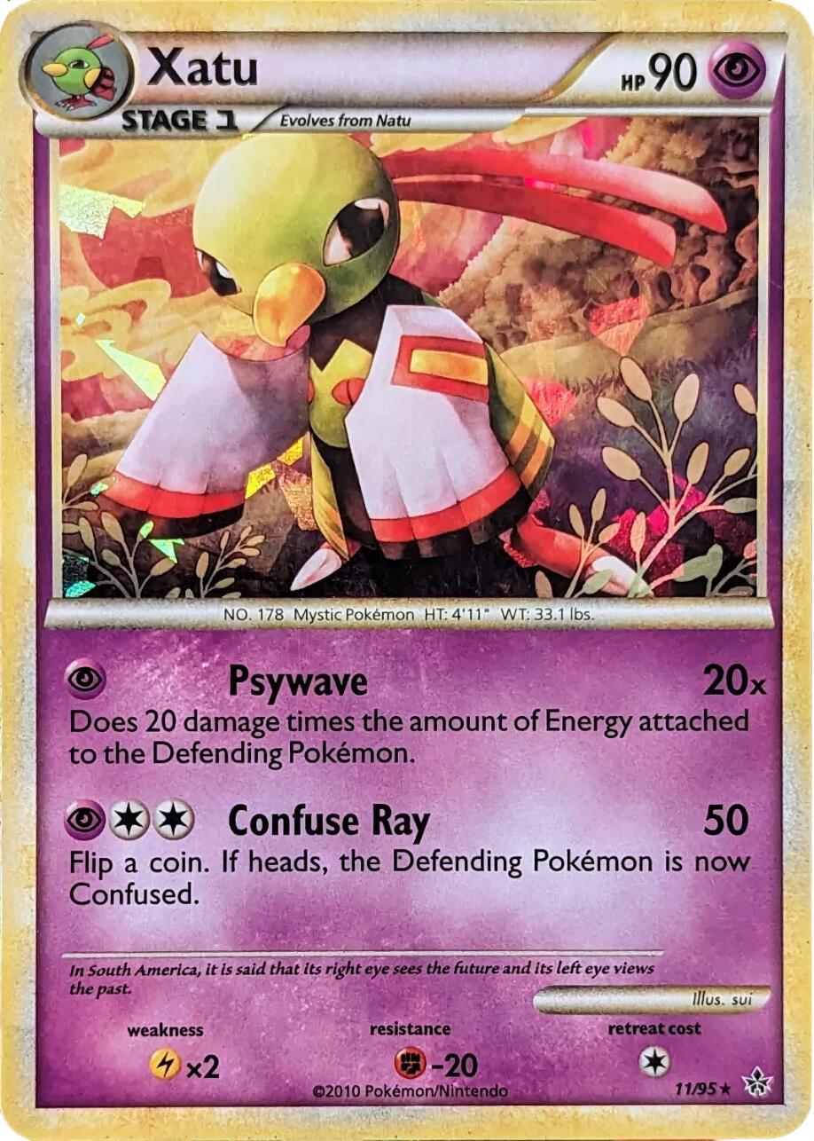 Xatu (11/95) (Cracked Ice Holo) [HeartGold & SoulSilver: Unleashed] | Odin's Place