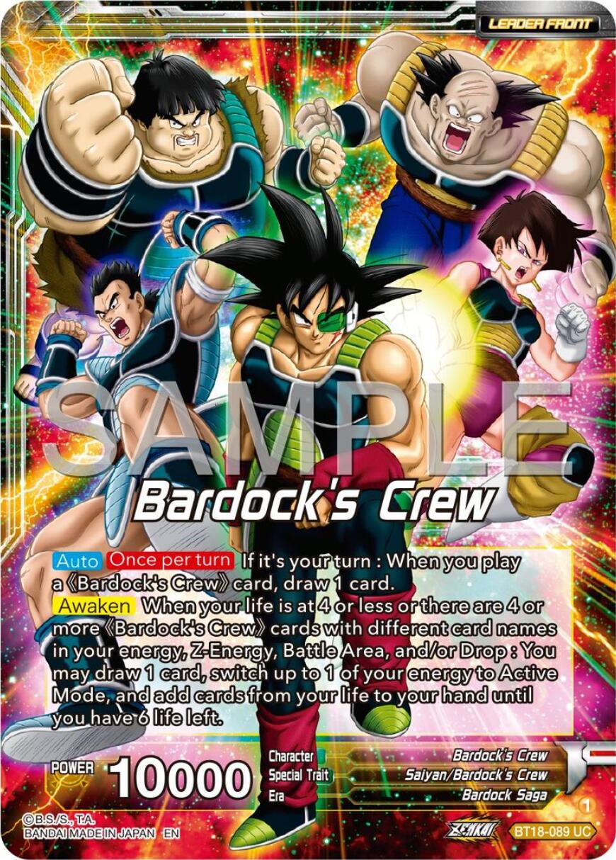 Bardock's Crew // Bardock, Inherited Will (BT18-089) [Premium 7th Anniversary Box 2024] | Odin's Place