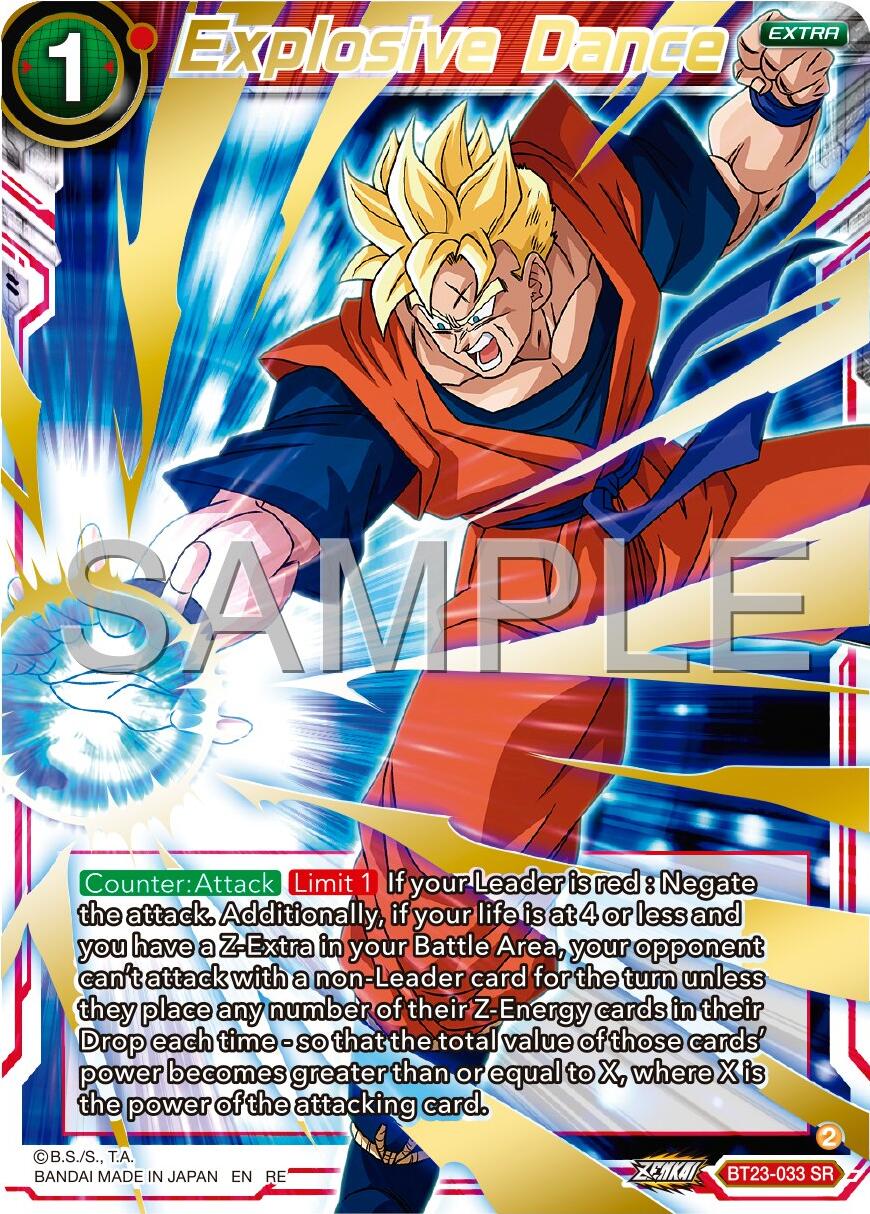 Explosive Dance (Reprint) (BT23-033) [Premium 7th Anniversary Box 2024] | Odin's Place