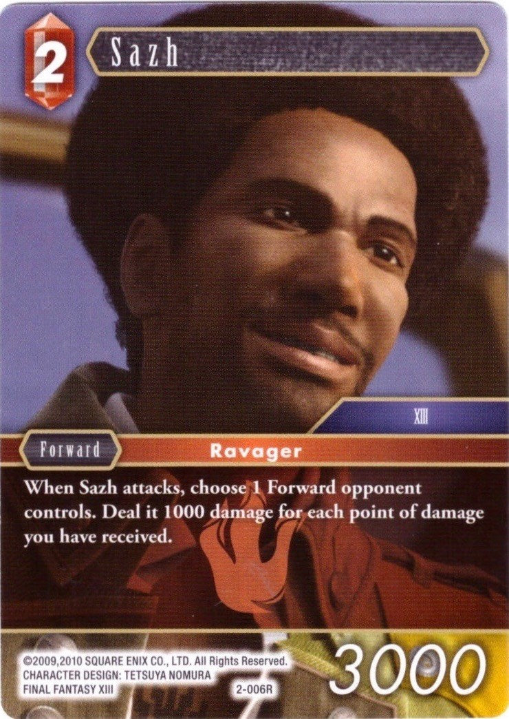 Sazh (Deck Exclusive) [Opus II] | Odin's Place