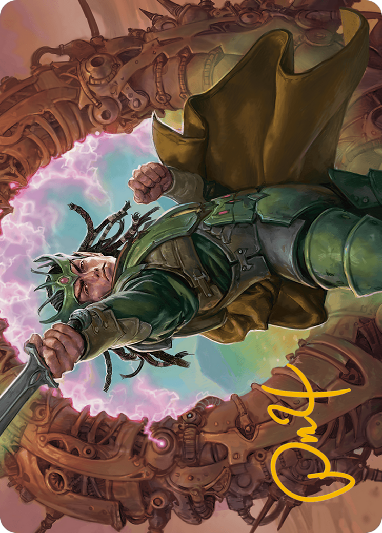 Eladamri, Korvecdal Art Card (Gold-Stamped Signature) [Modern Horizons 3 Art Series] | Odin's Place