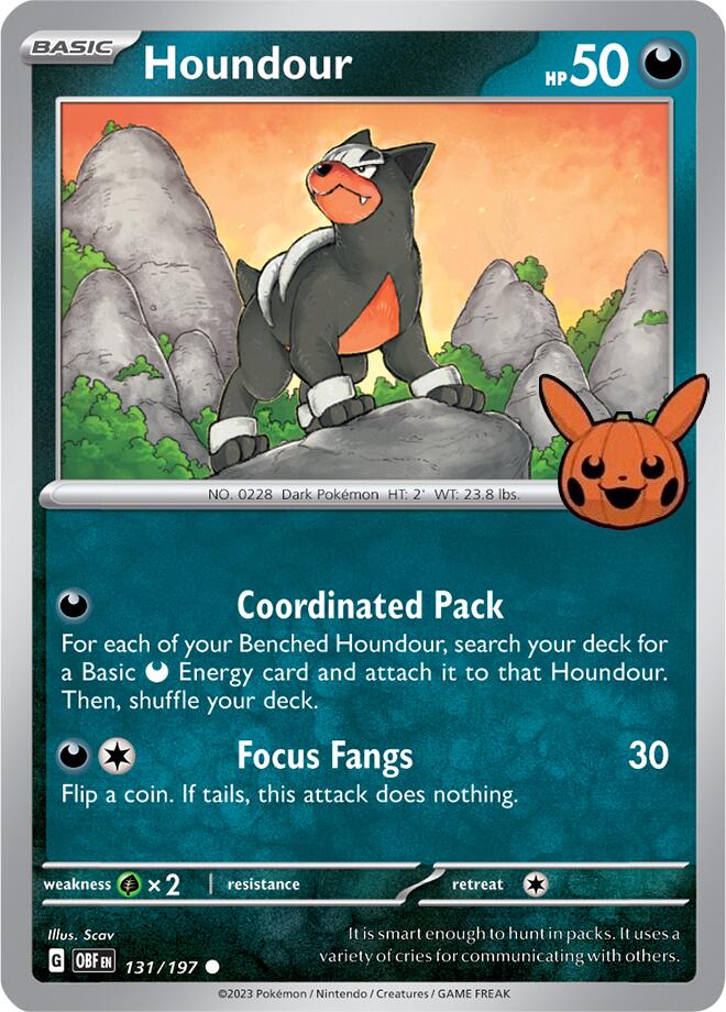 Houndour (131/197) [Trick or Trade 2024] | Odin's Place