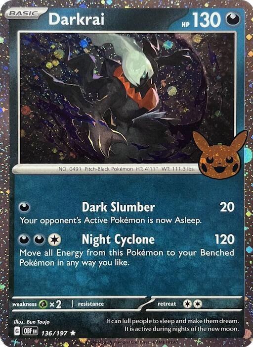 Darkrai (136/197) (Cosmos Holo) [Trick or Trade 2024] | Odin's Place