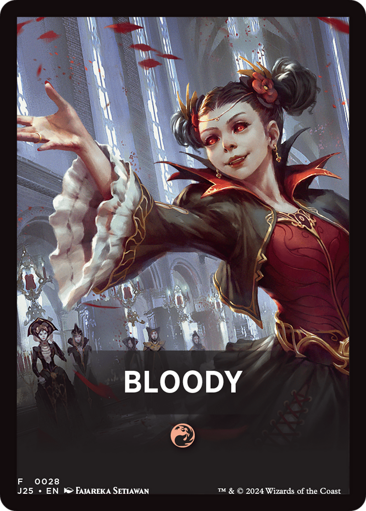Bloody Theme Card [Foundations Jumpstart Front Cards] | Odin's Place