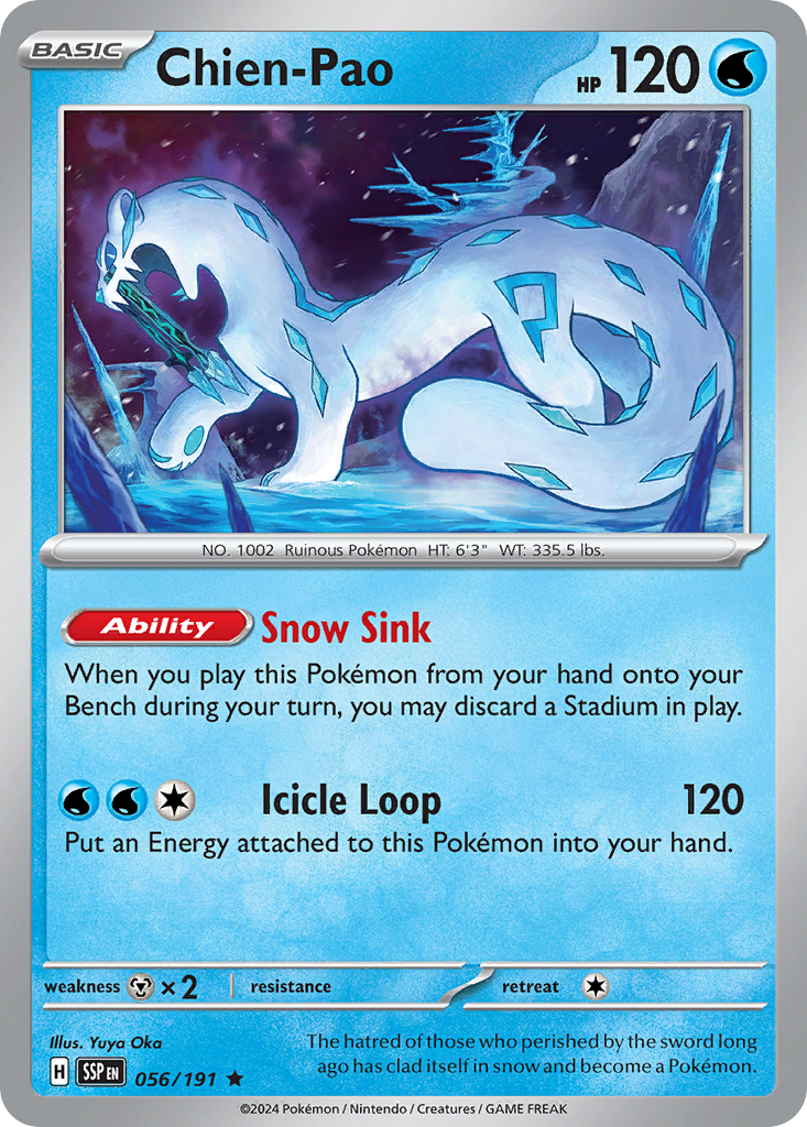 Chien-Pao (056/191) [Scarlet & Violet: Surging Sparks] | Odin's Place