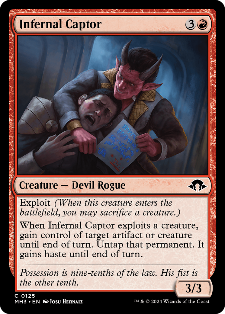 Infernal Captor [Modern Horizons 3] | Odin's Place