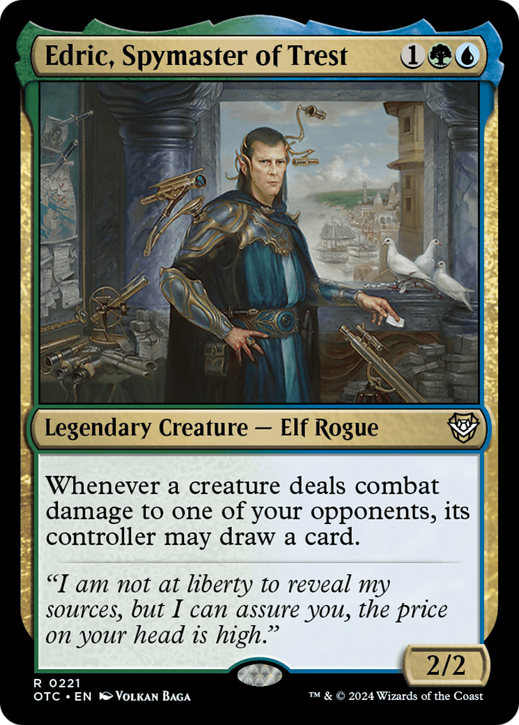 Edric, Spymaster of Trest [Outlaws of Thunder Junction Commander] | Odin's Place
