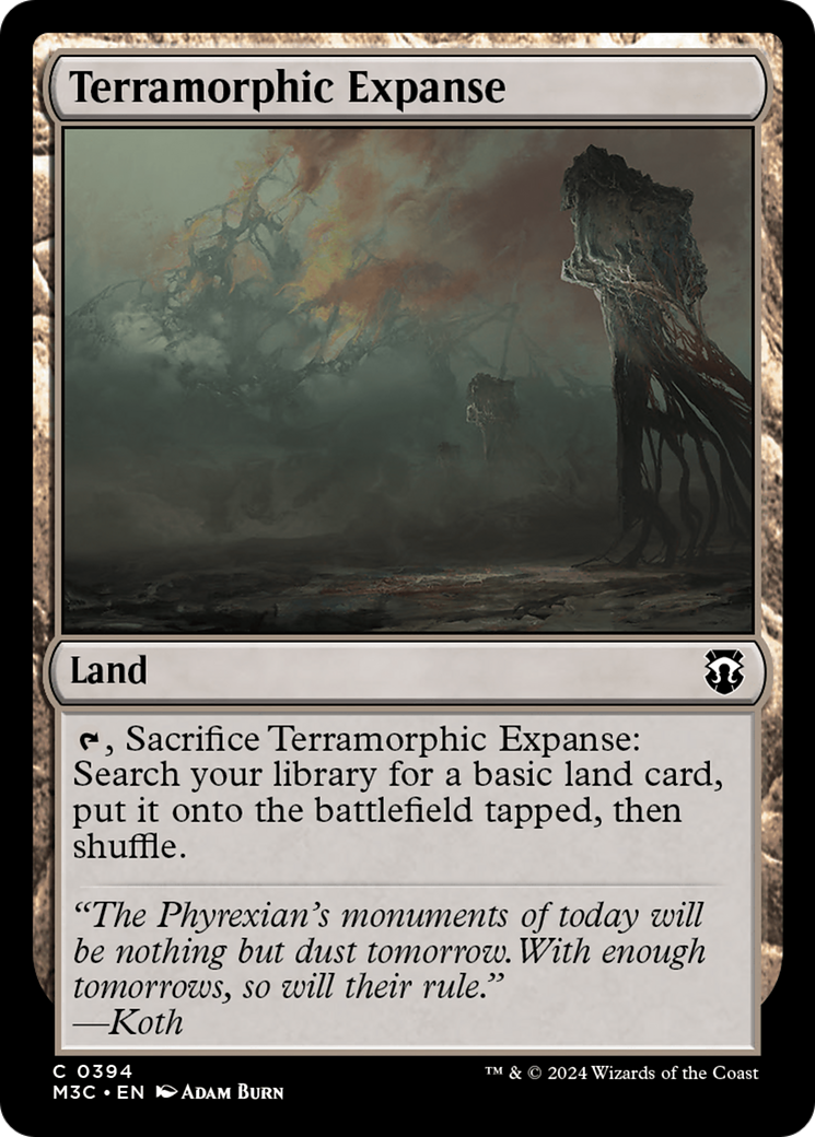 Terramorphic Expanse (Ripple Foil) [Modern Horizons 3 Commander] | Odin's Place