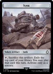 Junk // Zombie Mutant Double-Sided Token [Fallout Tokens] | Odin's Place