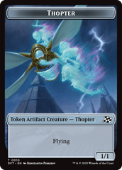Golem (0014) // Thopter (0010) Double-Sided Token [Aetherdrift Tokens] | Odin's Place