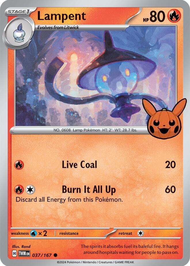 Lampent (037/167) [Trick or Trade] | Odin's Place