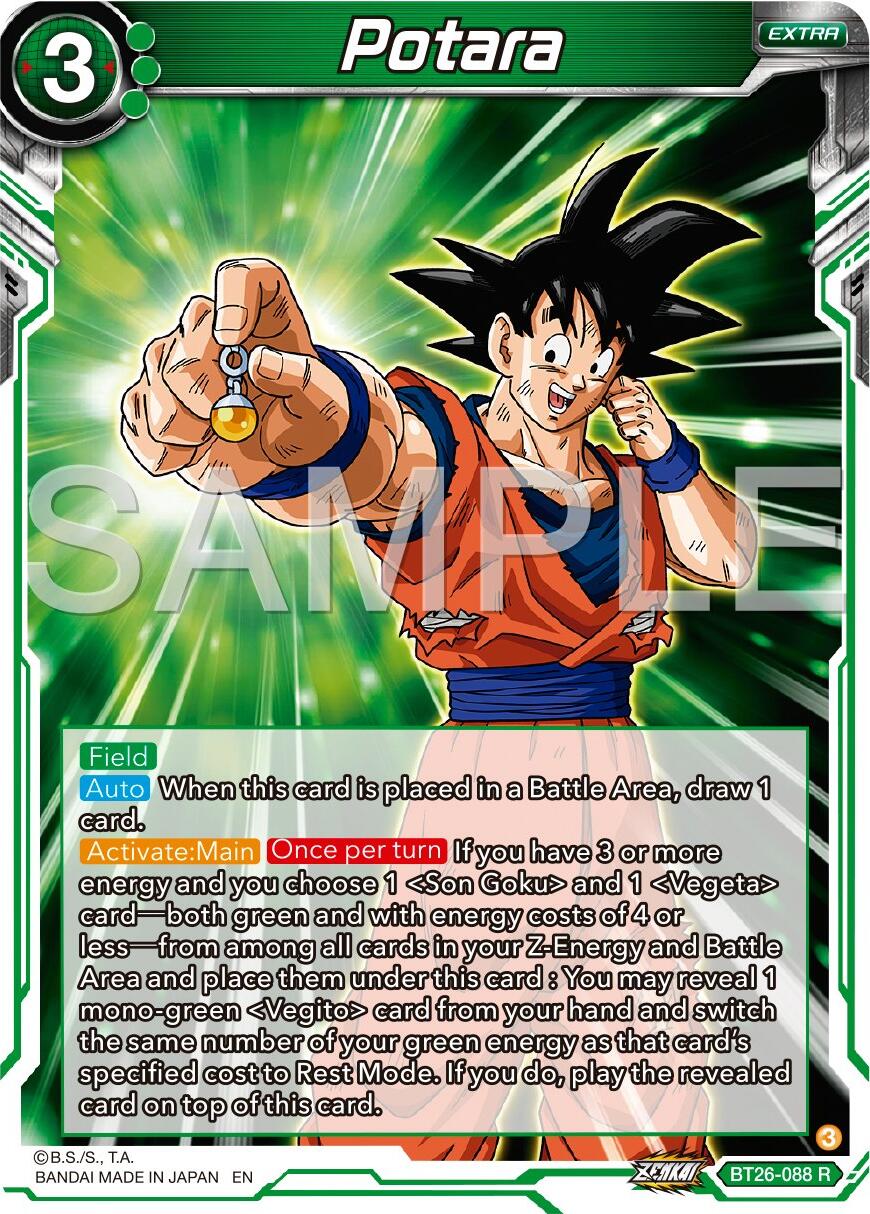 Potara (BT26-088) [Ultimate Advent] | Odin's Place