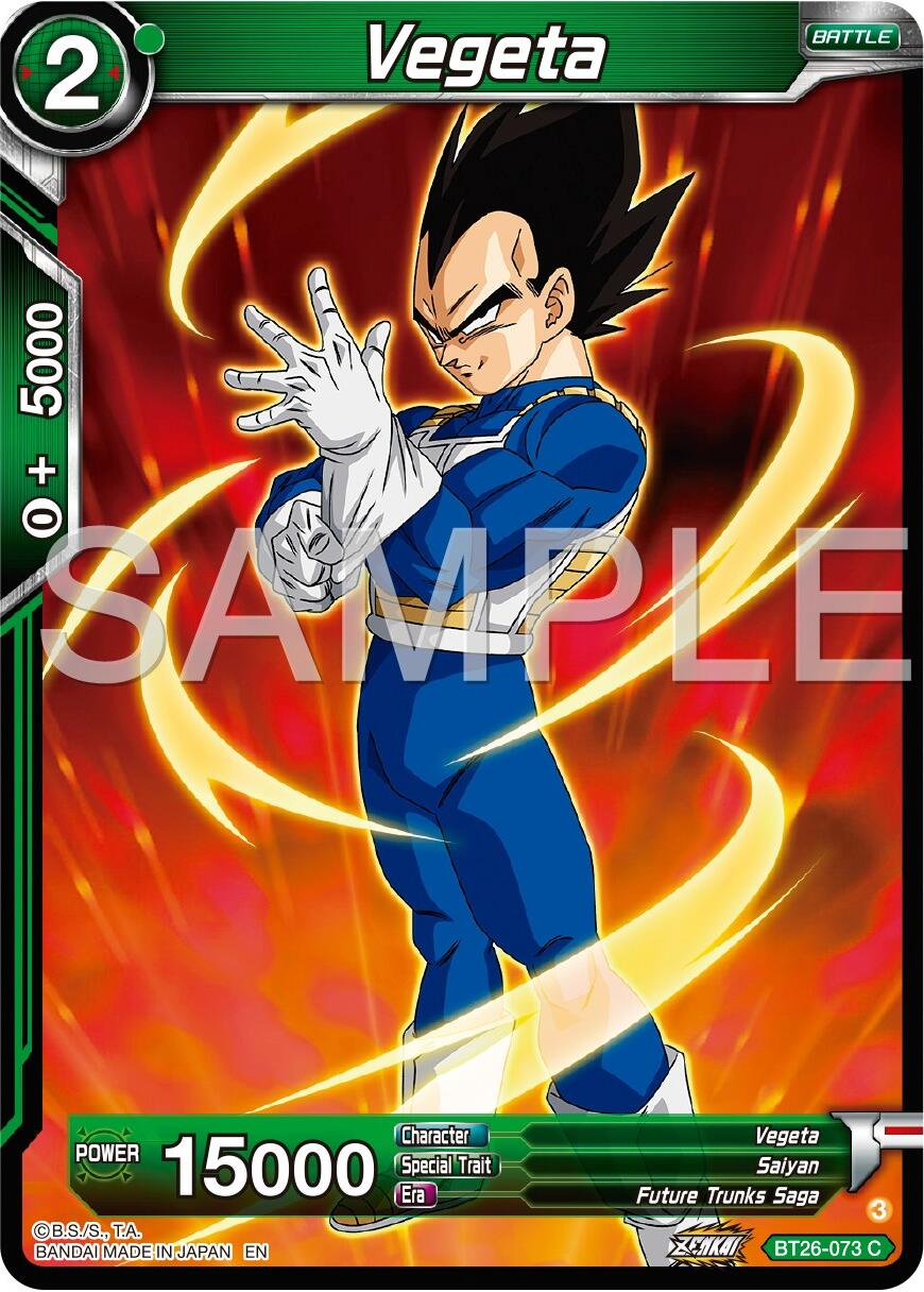 Vegeta (BT26-073) [Ultimate Advent] | Odin's Place