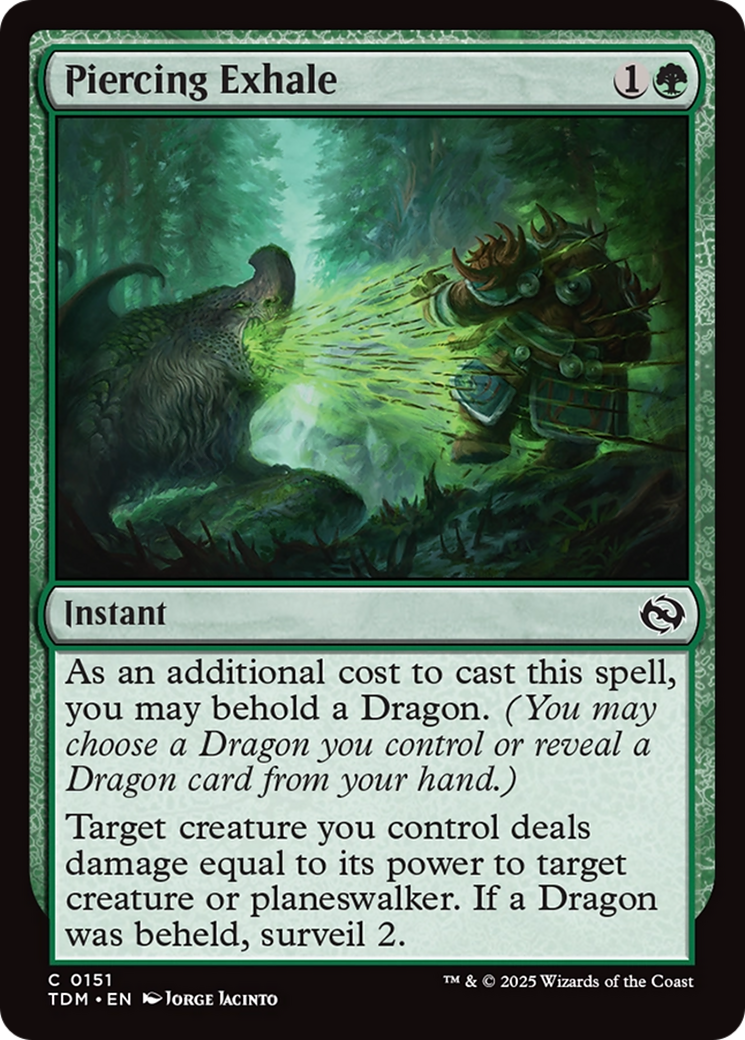Piercing Exhale [Tarkir: Dragonstorm] | Odin's Place