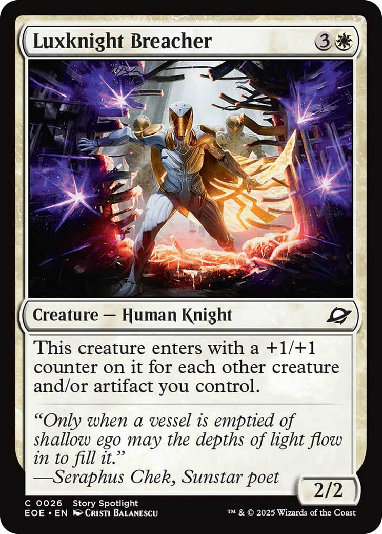 Luxknight Breacher [Edge of Eternities] | Odin's Place
