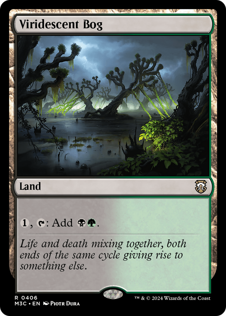 Viridescent Bog (Ripple Foil) [Modern Horizons 3 Commander] | Odin's Place