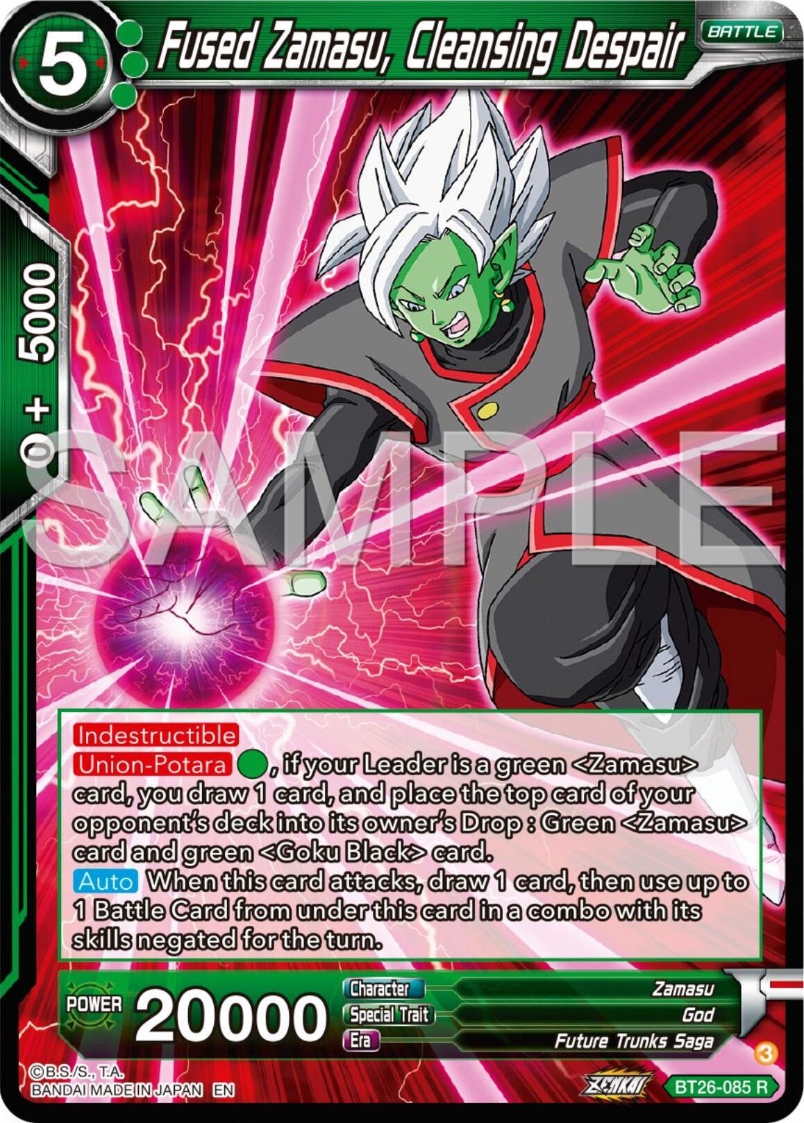 Fused Zamasu, Cleansing Despair (BT26-085) [Ultimate Advent] | Odin's Place