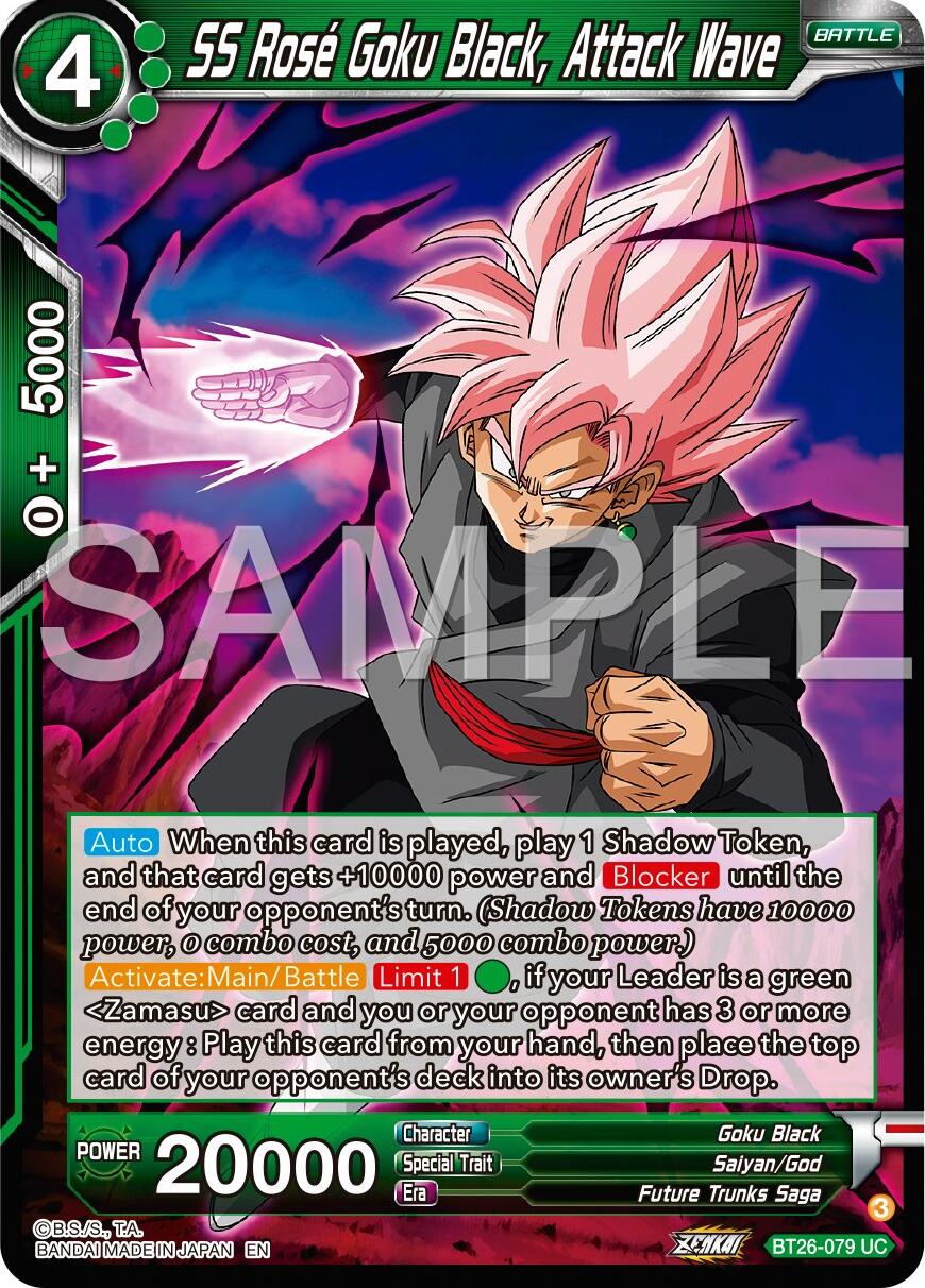 SS Rose Goku Black, Attack Wave (BT26-079) [Ultimate Advent] | Odin's Place