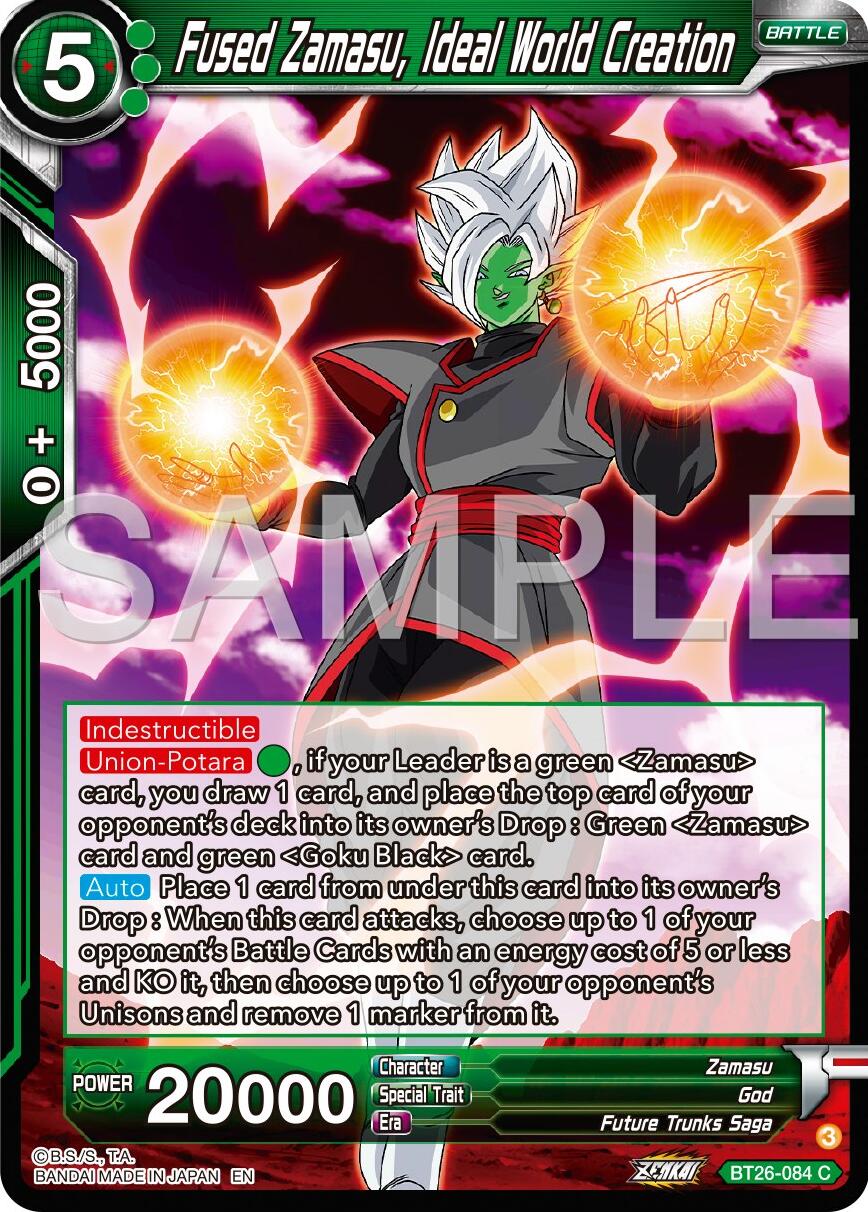 Fused Zamasu, Ideal World Creation (BT26-084) [Ultimate Advent] | Odin's Place