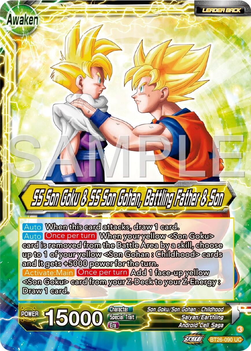 SS Son Goku // SS Son Goku & SS Son Gohan, Battling Father & Son (BT26-090) [Ultimate Advent] | Odin's Place