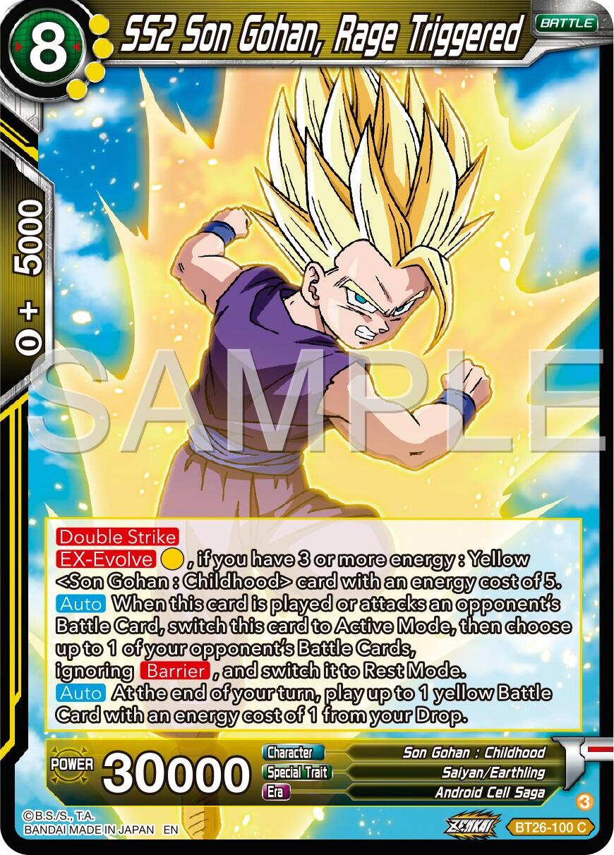 SS2 Son Gohan, Rage Triggered (BT26-100) [Ultimate Advent] | Odin's Place