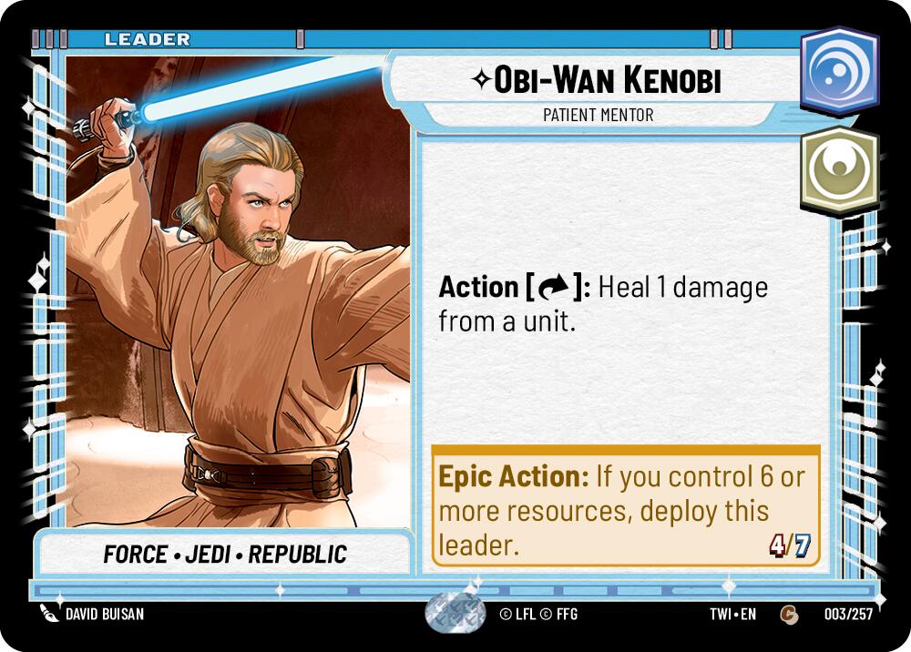 Obi-Wan Kenobi - Patient Mentor (003/257) (003/257) [Twilight of the Republic] | Odin's Place