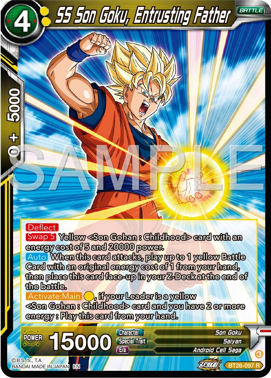SS Son Goku, Entrusting Father (BT26-097) [Ultimate Advent] | Odin's Place