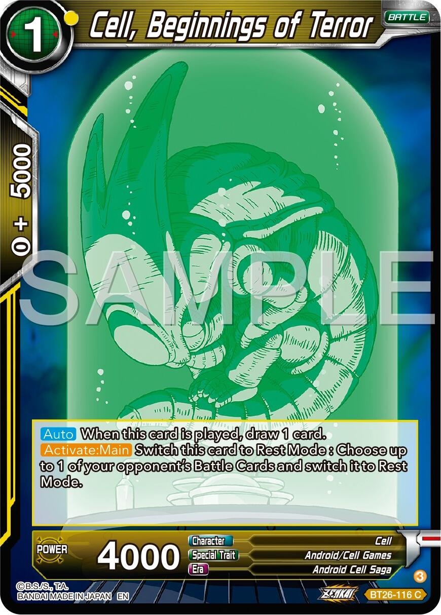Cell, Beginnings of Terror (BT26-116) [Ultimate Advent] | Odin's Place
