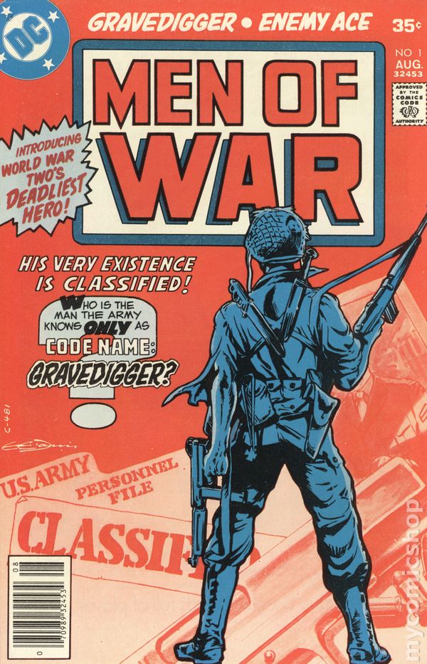 MEN of WAR #1 DC 1977 ENEMY ACE and GRAVEDIGGER | Odin's Place
