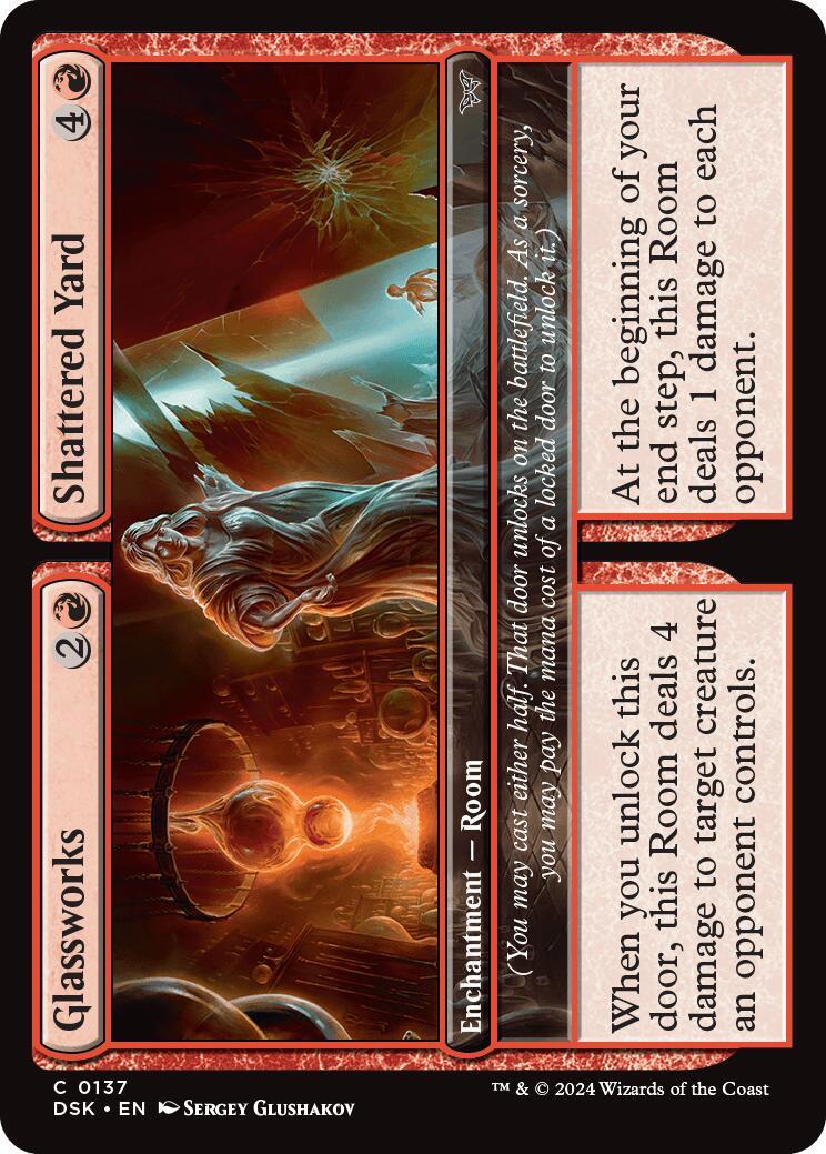 Glassworks // Shattered Yard [Duskmourn: House of Horror] | Odin's Place