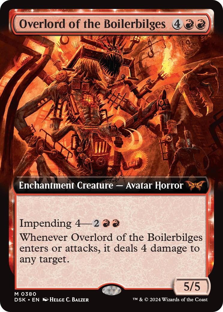 Overlord of the Boilerbilges (Extended Art) [Duskmourn: House of Horror] | Odin's Place