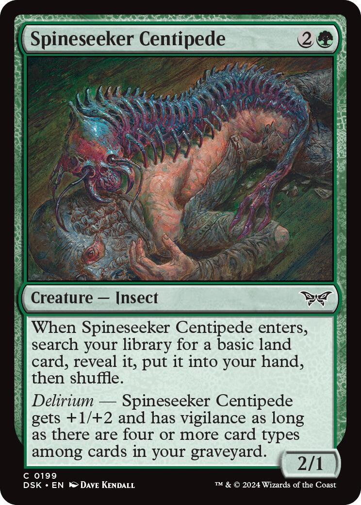 Spineseeker Centipede [Duskmourn: House of Horror] | Odin's Place