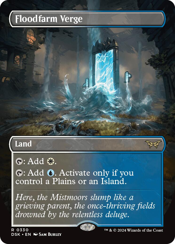 Floodfarm Verge (Borderless) [Duskmourn: House of Horror] | Odin's Place
