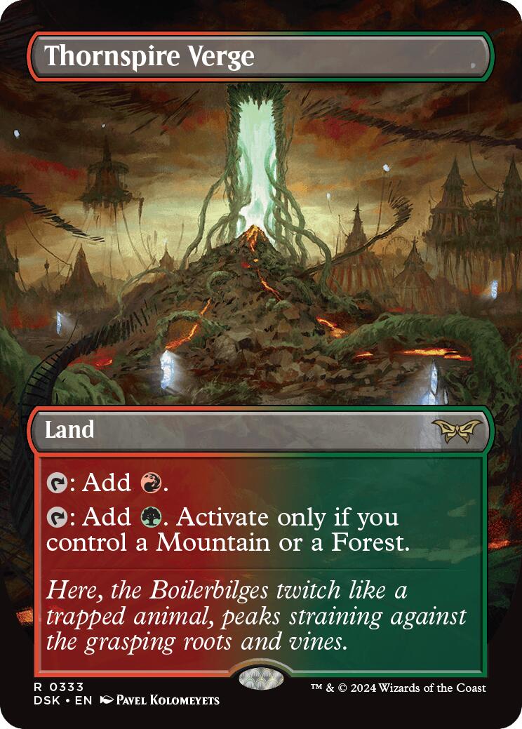 Thornspire Verge (Borderless) [Duskmourn: House of Horror] | Odin's Place