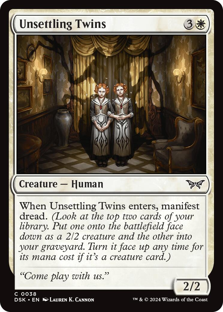 Unsettling Twins [Duskmourn: House of Horror] | Odin's Place