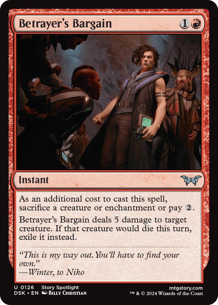 Betrayer's Bargain [Duskmourn: House of Horror] | Odin's Place
