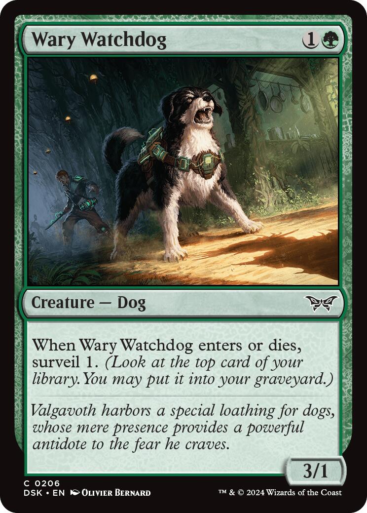 Wary Watchdog [Duskmourn: House of Horror] | Odin's Place