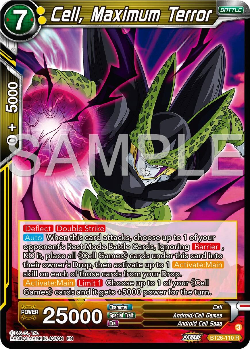 Cell, Maximum Terror (BT26-110) [Ultimate Advent] | Odin's Place