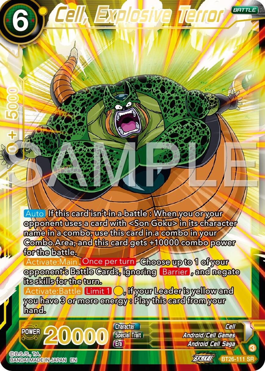 Cell Explosive Terror (BT26-1111) [Ultimate Advent] | Odin's Place