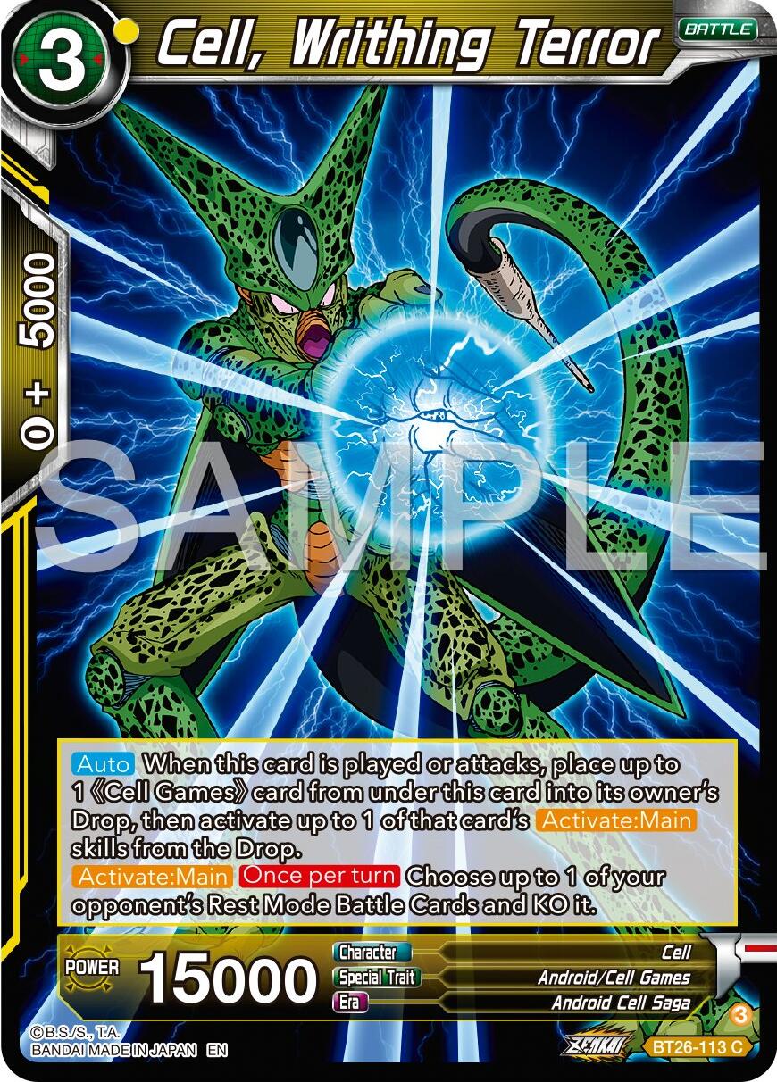 Cell, Writhing Terror (BT26-113) [Ultimate Advent] | Odin's Place