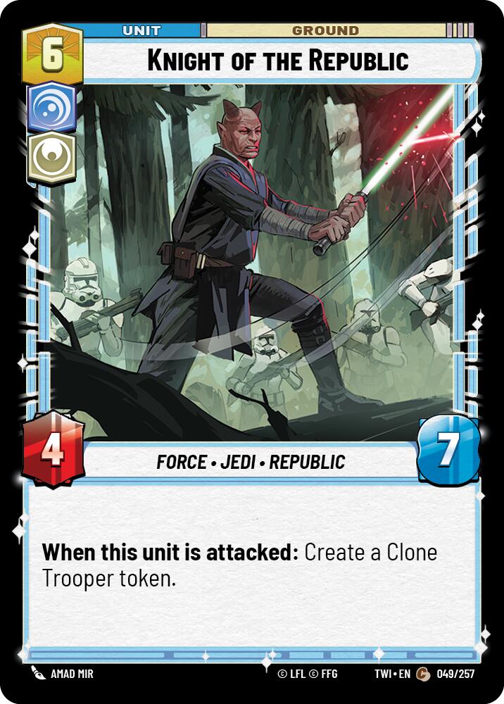 Knight of the Republic (049/257) (049/257) [Twilight of the Republic] | Odin's Place