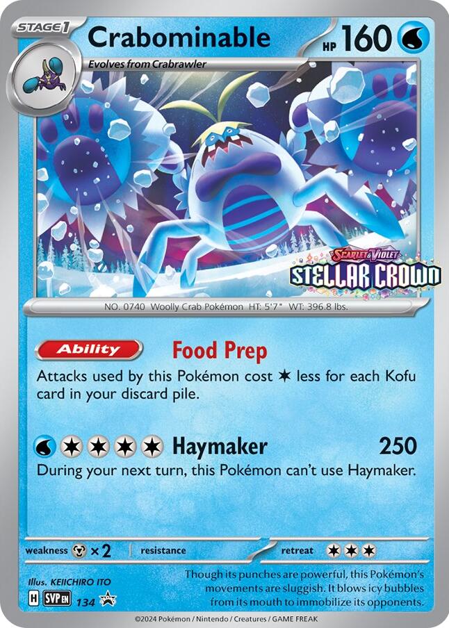 Crabominable (SVP134) [Scarlet & Violet: Black Star Promos] | Odin's Place