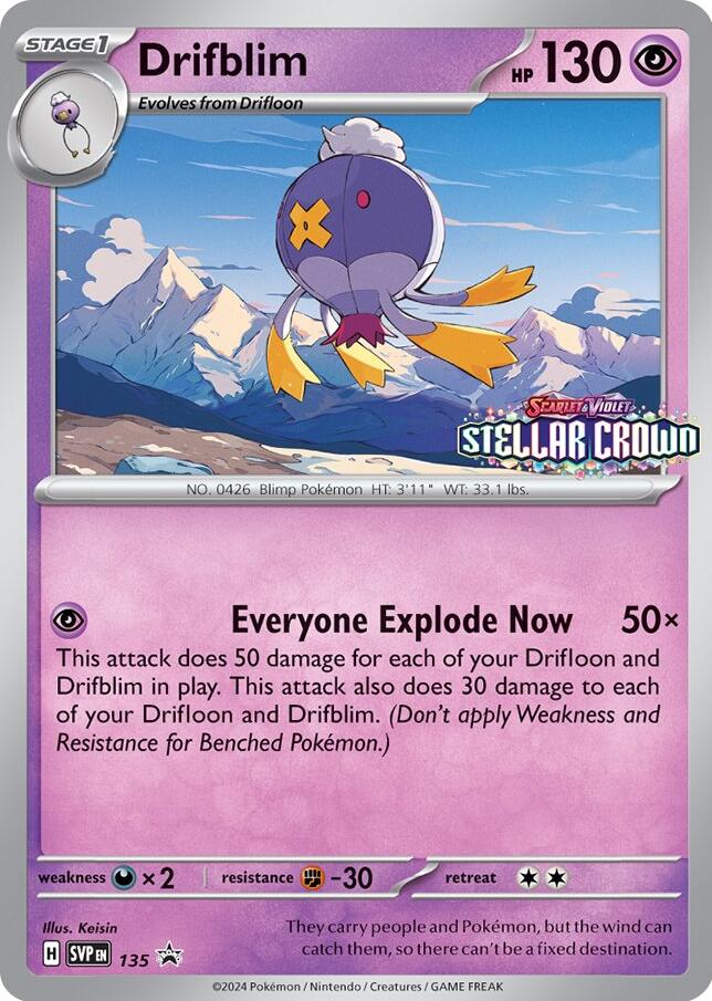 Drifblim (SVP135) [Scarlet & Violet: Black Star Promos] | Odin's Place