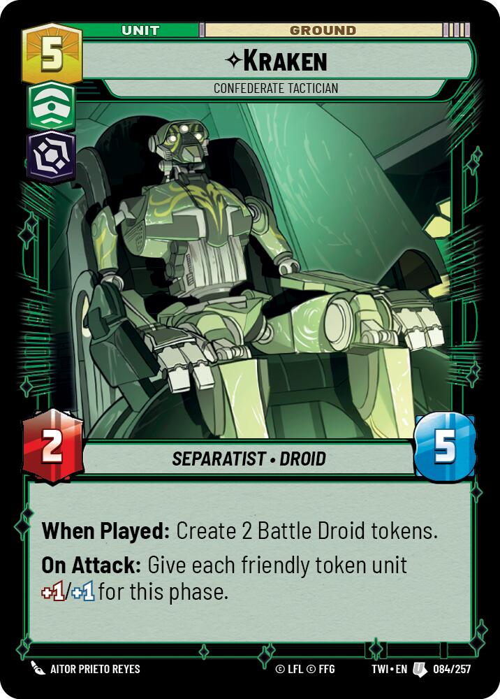 Kraken - Confederate Tactician (084/257) (084/257) [Twilight of the Republic] | Odin's Place