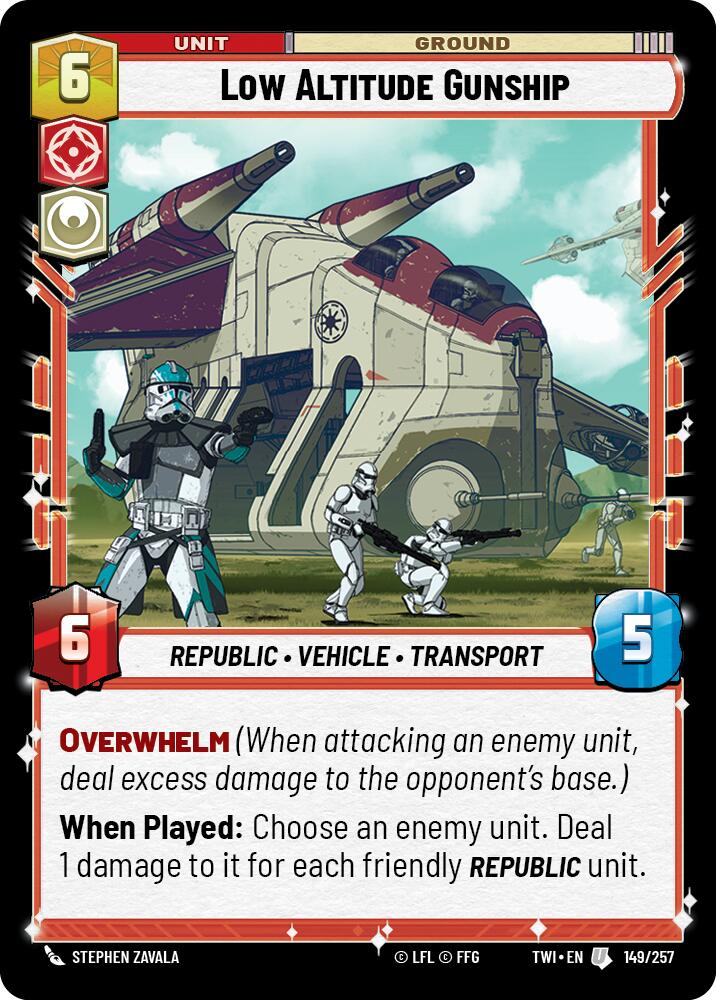 Low Altitude Gunship (149/257) (149/257) [Twilight of the Republic] | Odin's Place