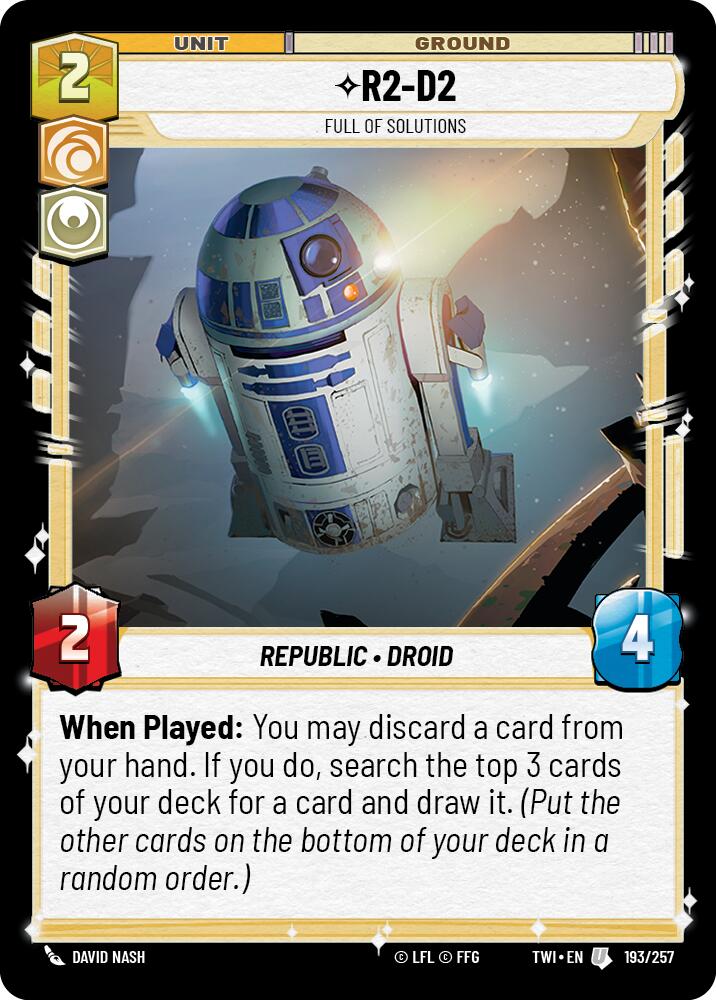 R2-D2 - Full of Solutions (193/257) (193/257) [Twilight of the Republic] | Odin's Place