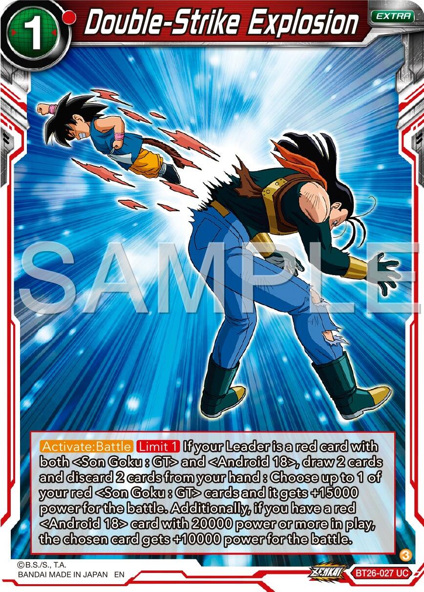 Double-Strike Explosion (BT26-027) [Ultimate Advent] | Odin's Place