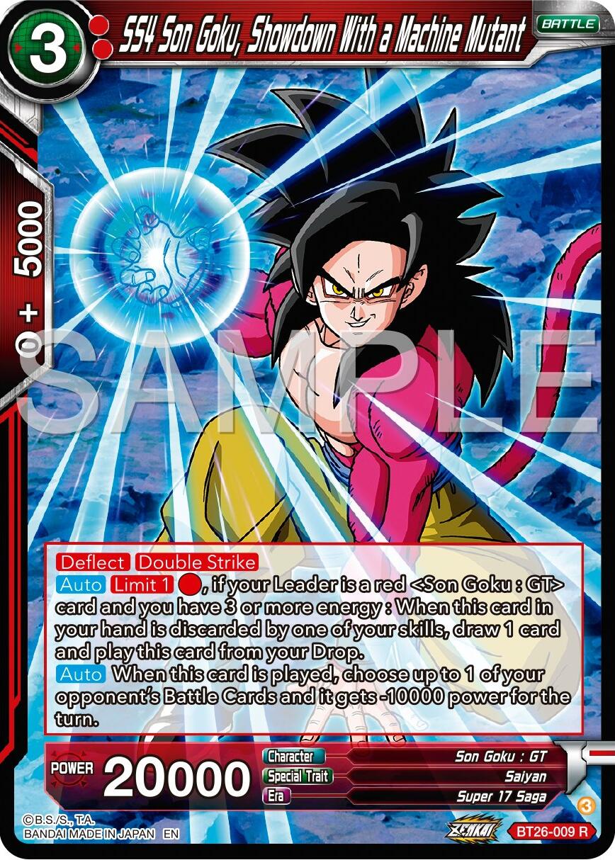 SS4 Son Goku, Showdown With a Machine Mutant (BT26-009) [Ultimate Advent] | Odin's Place