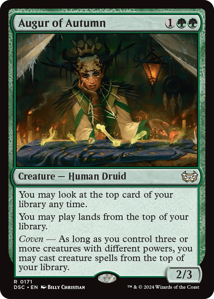 Augur of Autumn [Duskmourn: House of Horror Commander] | Odin's Place